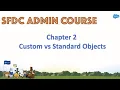 Chapter 2 - Salesforce Admin Basics Custom vs Standard Objects in Hindi Salesforce Tutorial