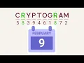 Cryptogram Daily Challenge february 9 2025