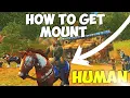 How to Get Mount For Human in WOW WOTLK Classic - Tutorial