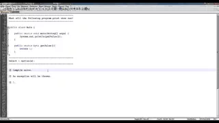OCA Java SE 8 Programmer I Using Operators and Decision Constructs Training 9