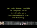 Gavin Adcock - DEEP END | Karaoke Guitar I strumental