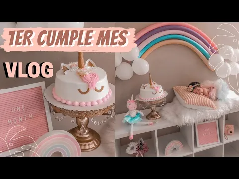 Download MP3 CUMPLE MES DE MI BEBÉ #1 | VLOG | SESIÓN DE FOTOS UNICORNIO