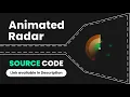 Animated Colorful Radar HTML CSS Source Code