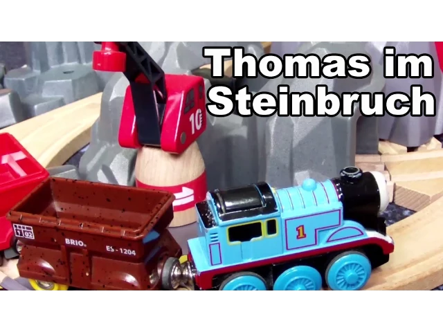 Download MP3 Thomas die kleine Lokomotive im Steinbruch BRIO Holzeisenbahn Spielzeug Kanal für Kinder Kinderkanal