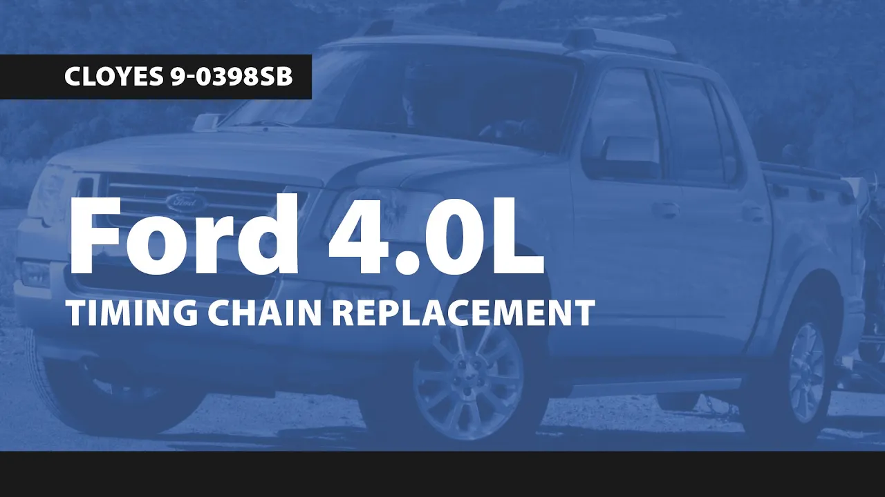 Ford 4.0L Timing Chain Replacement, Cloyes 9-0398SB: video thumbnail
