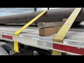 How to secure a simple small load on a flatbed