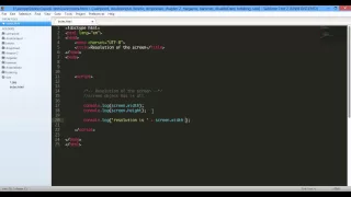 javascript Get Screen Resolution monitor 720p