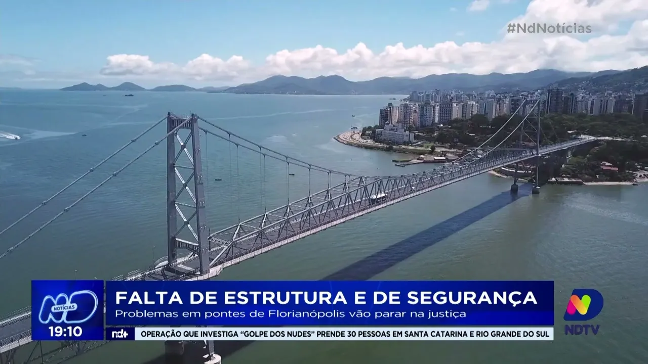 Problemas em pontes de Florianópolis vão parar na justiça