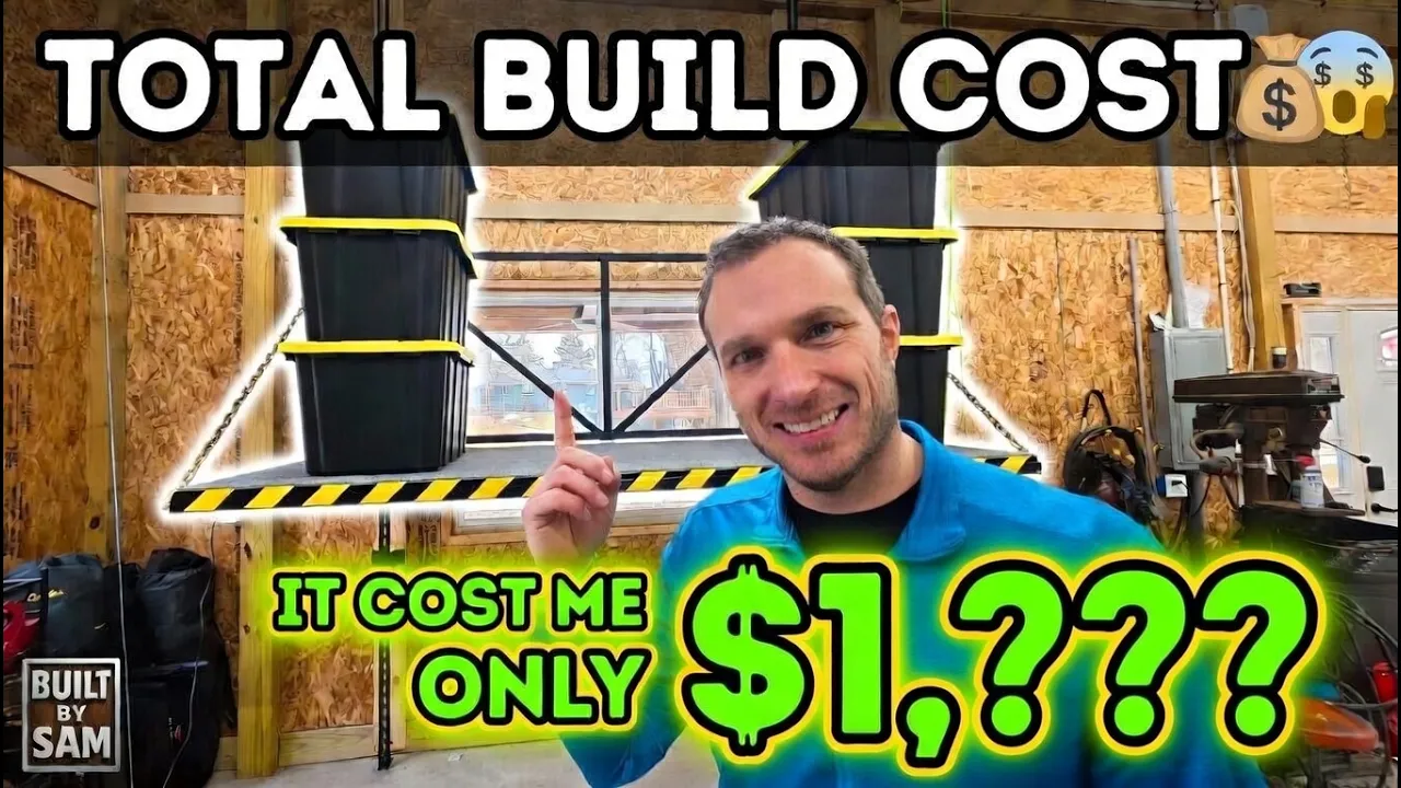 What It REALLY Cost to Build My Shop Elevator Lift And full PARTS LIST