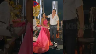 رقص حليم وزوجته امل سمير في فرح البلوجر منة السني 