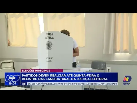 Eleições municipais: partidos devem registrar candidaturas até quinta-feira