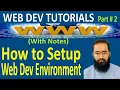 HTML Tutorials for beginners in urdu hindi Setup Web Development Environment Tut 02