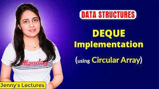 4 8 Implementation of DEQUE using Circular Array Data Structures Tutorials