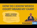 Explanation of the three types of courts in Pennsylvania Small Claims Arbitration Common Pleas