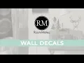 Room Decor in Seconds RoomMates Wall Decals