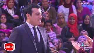 معكم منى الشاذلي   إيهاب توفيق كاد أن  يترك الأستوديو أثناء الحديث عن أولاده دندنها