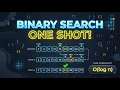 One shot of Binary search in hindi for beginners
