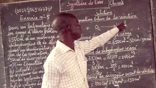 Chimie Exercice Sur La Synthèse De L Eau 