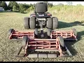 Dually Dually Pulling a Reel Mower