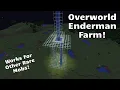 How to Find Enderman in The Overworld Overworld Enderman Farm
