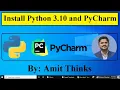 Install Python 3 10 and PyCharm on Windows 10