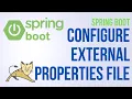 External application properties file configuration in Spring Boot