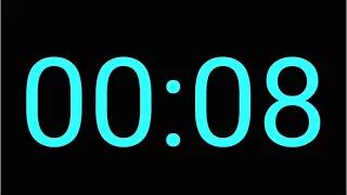 8 Second Countdown Timer DARK MODE