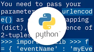 How to urlencode a querystring in Python