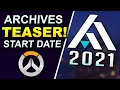 ARCHIVES 2021 Event Teaser Start Date Overwatch News
