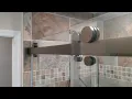 install Holcam frameless shower door Luna