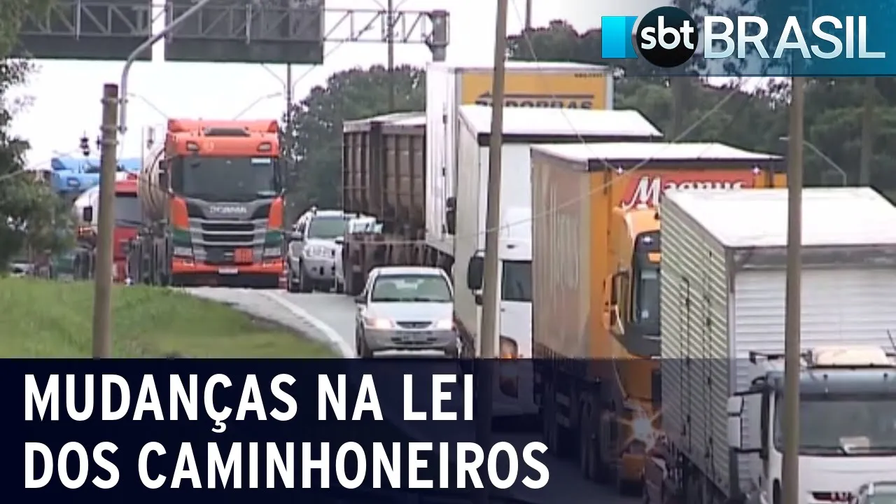 Mudanças na Lei dos Caminhoneiros | SBT Brasil (08/07/23)