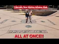 Standing In 4 States - ALL AT ONCE Four Corners Monument