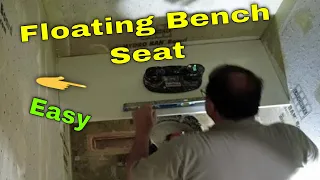 floating shower bench seat how it is done 