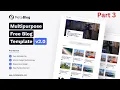 Create a Responsive Blog Website with HTML CSS and JavaScript Part 3