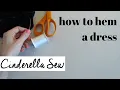 How to hem a dress - No sewing machine