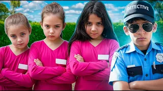 سرقة الذهب في تحدي اللص والشرطة! مغامرة مضحكة مع جايسون وأليكس وشرطة الأطفال 🚓💰