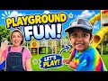 Ms Rachel toddler learning Learning at an Outdoor Playground