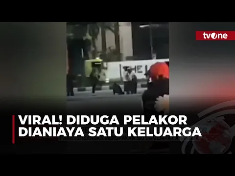 Video Aksi Pengeroyokan Wanita Terduga Pelakor di Jakarta Viral di Media Sosial