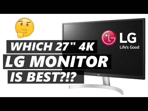 Download MP3 Which 27-inch 4k LG Monitor to BUY in 2024?!