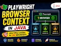 Playwright Browser Context in Java Multiple Users in One Browser Explained
