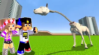 МОД LONG HORSE ДЛИННАЯ ЛОШАДЬ в МАЙНКРАФТ ! НУБ и ПРО ДЕВУШКА ВИДЕО ТРОЛЛИНГ MINECRAFT ЕВГЕНБРО