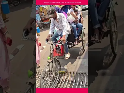 World's Dumbest Clever Road Trap #shorts #rickshawtrapper