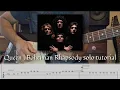 Download Lagu BOHEMIAN RHAPSODY SOLO TUTORIAL. Normal \u0026 slow (isolated with TAB) + backing track for playalong.