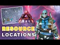 Resource Map Locations to get you Started Ark Lost Colony
