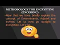 Linear Algebra project on encryption and decryption using inverse of matrices