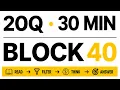 20 USMLE Step 1 Questions in 30 Minutes Block 40