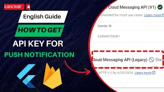 How to Get Firebase Server Key for Push Notifications 2025 Cloud Messaging API Legacy English