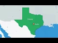 Texas Map PowerPoint Template - Fully Editable USA States Counties