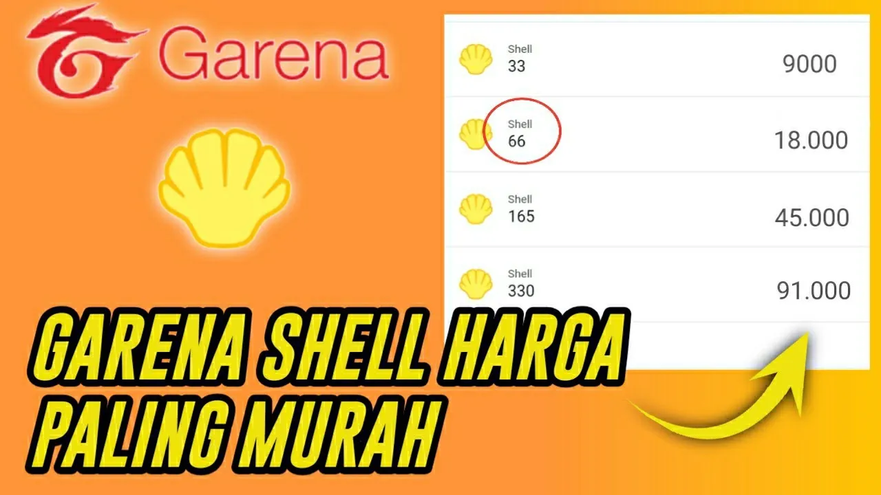 CARA TOP UP GARENA SHELL MURAH VIA PULSA. 