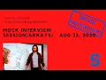 Mock Interview Session Arrays - Aug 23 2020